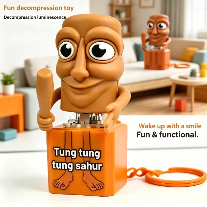 Woodworking For Beginners - New Tung Tung Tung Sahur Keychain