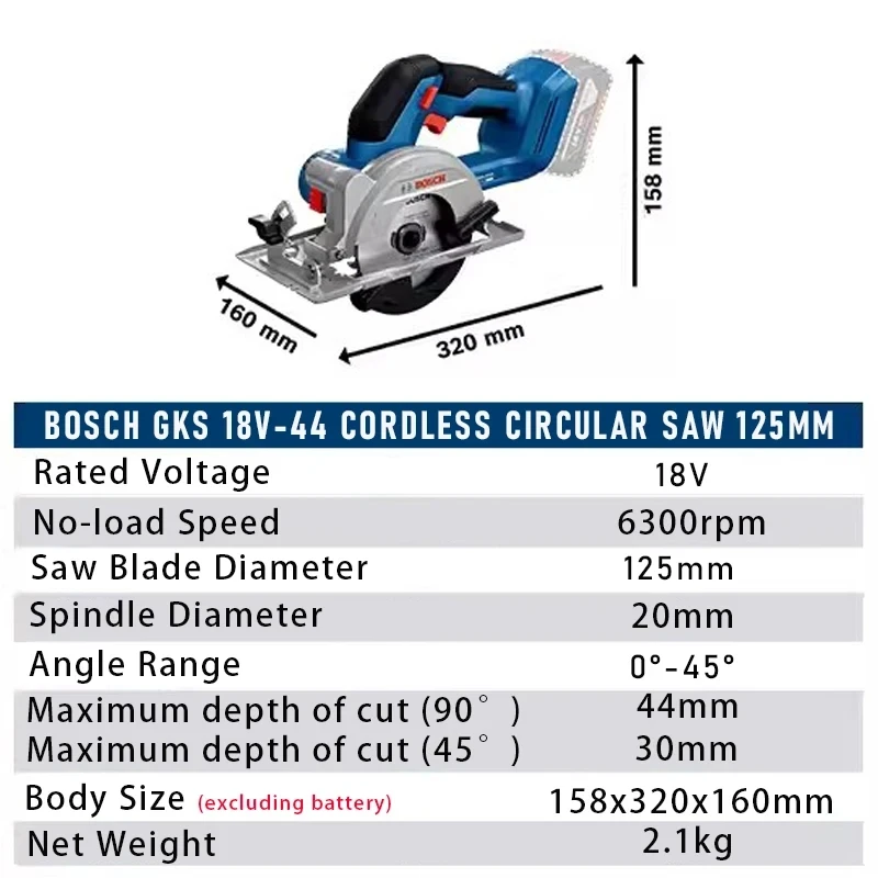 Bosch Cordless Circular Saw GK - Woodworking Power Tools ulasan dan harga