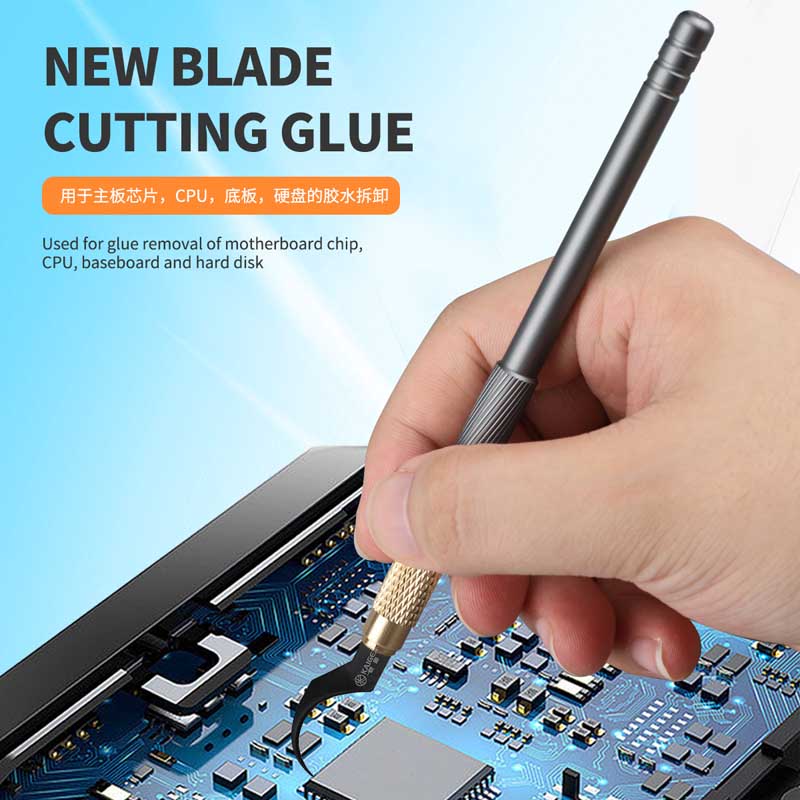KGX CPU Glue Removal Blade Set - Card Scraper Steel ulasan dan harga