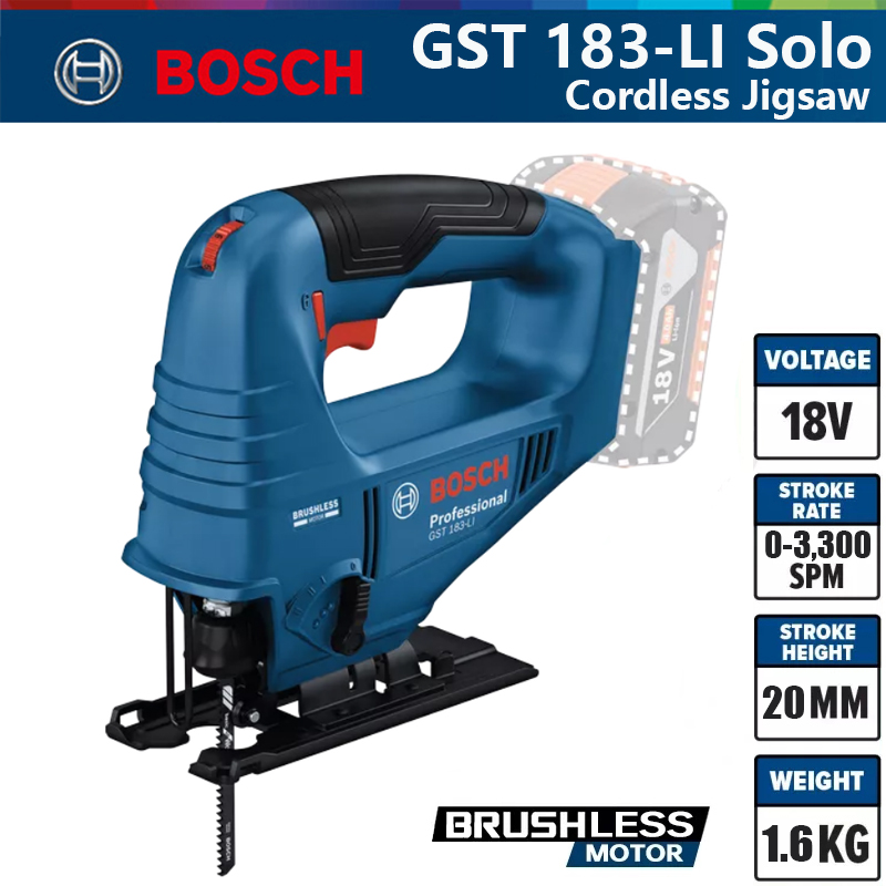 Bosch GST 183-LI Professional  - Woodworking Electric Saw ulasan dan harga