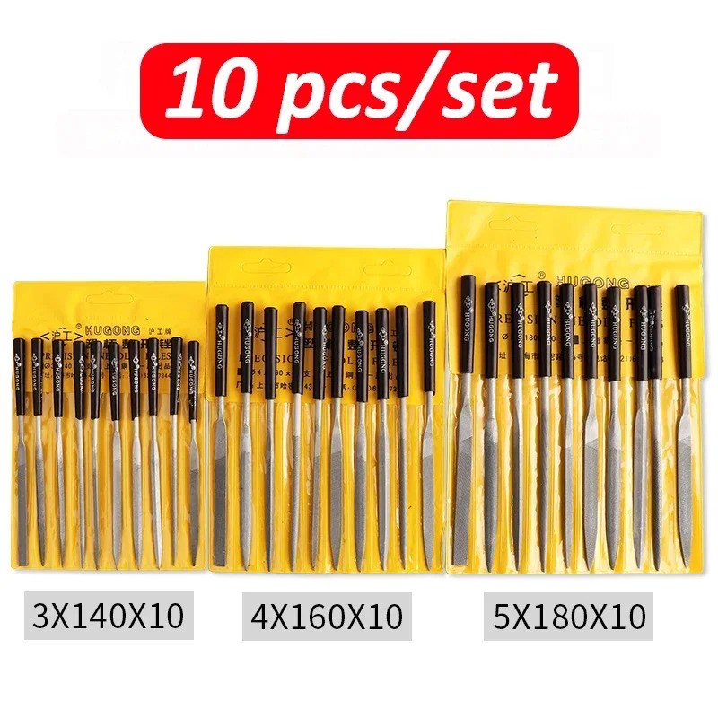WEELEE 10pcs Metal Needle File - Woodworking Files And Rasps ulasan dan harga