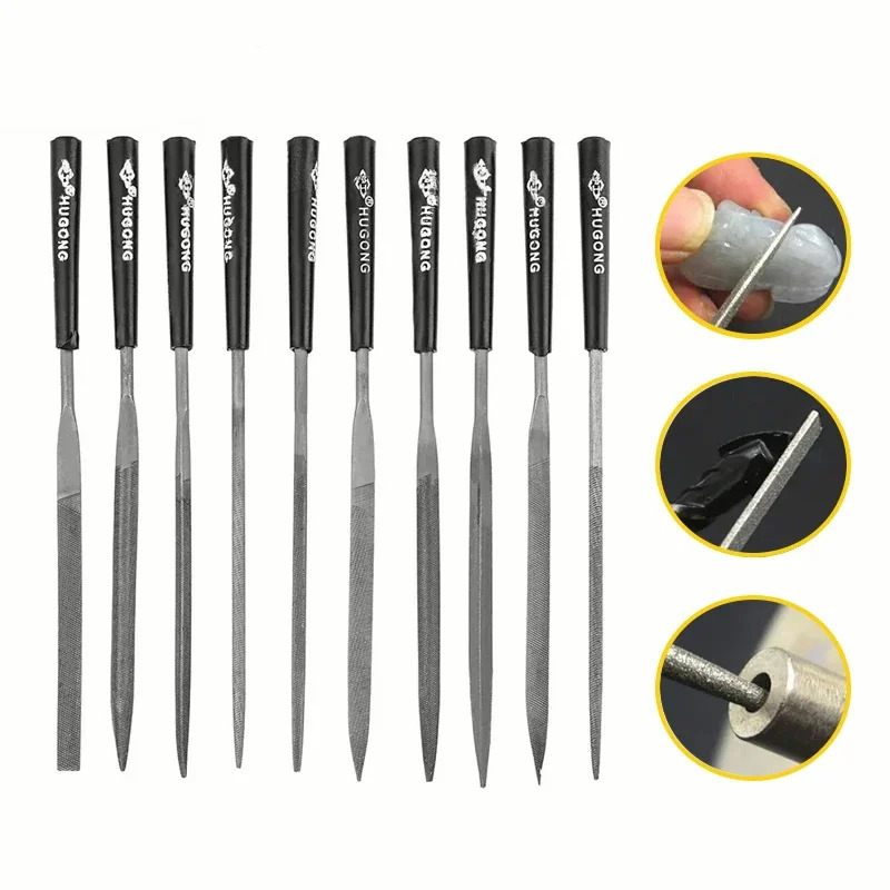 WEELEE 10pcs Metal Needle File - Woodworking Files And Rasps ulasan dan harga