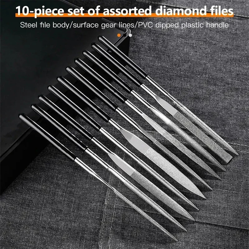 WEELEE 10pcs Metal Needle File - Woodworking Files And Rasps ulasan dan harga