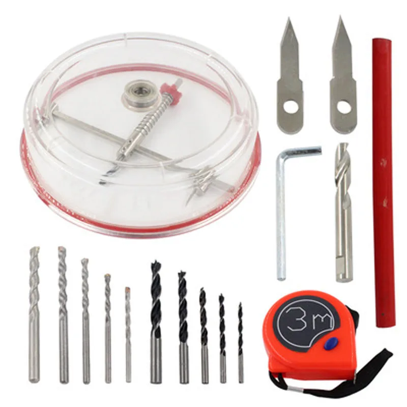 Adjustable Hole Saw Cutter Dri - Woodworking Drill ulasan dan harga
