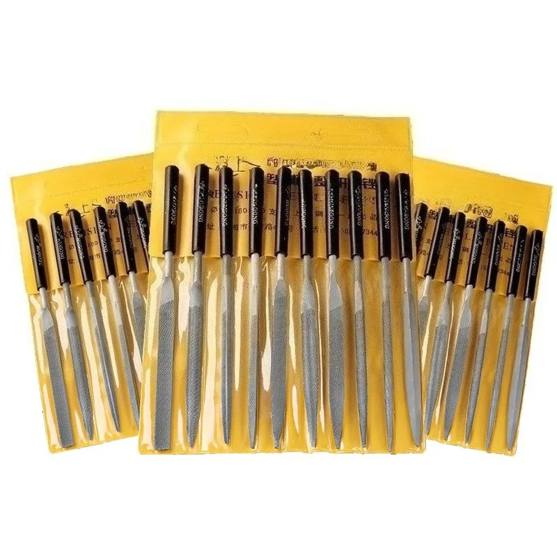 10pcs/set Metal Needle File Se - Woodworking Files And Rasps ulasan dan harga