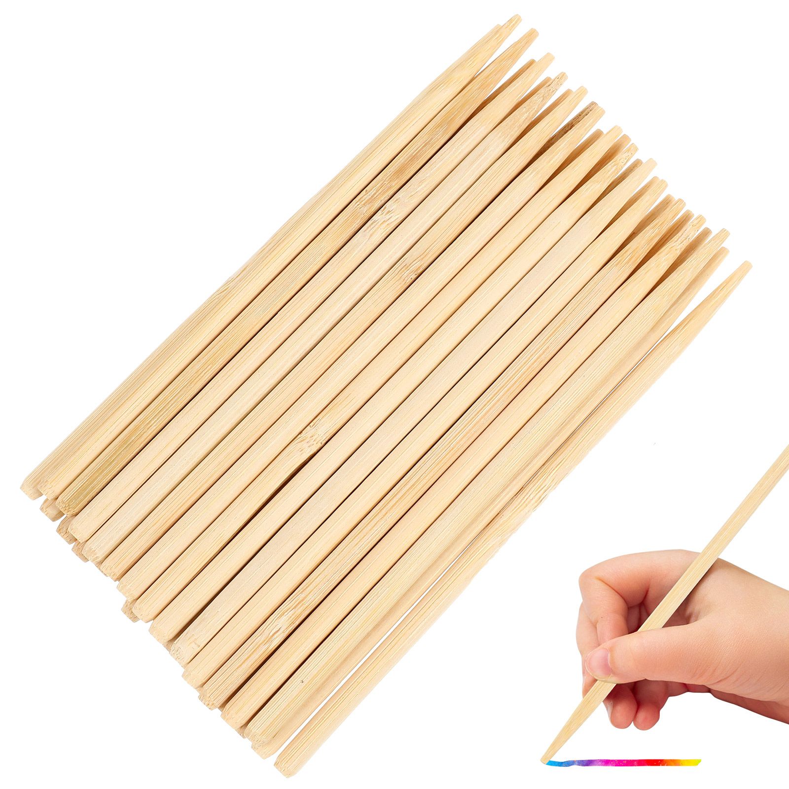 30pcs Scratch Bamboo Pens Wax  - Woodworking For Beginners ulasan dan harga