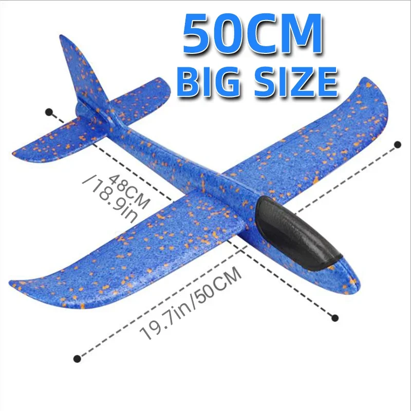 50CM Big Foam Plane Glider Han - Router Plane Hand ulasan dan harga