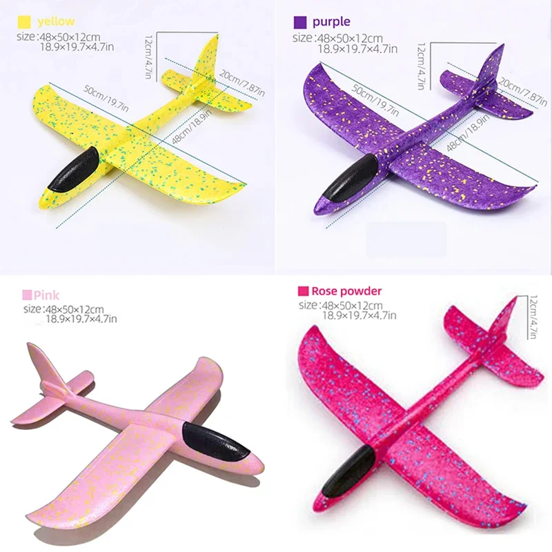 50CM Big Foam Plane Glider Han - Router Plane Hand ulasan dan harga