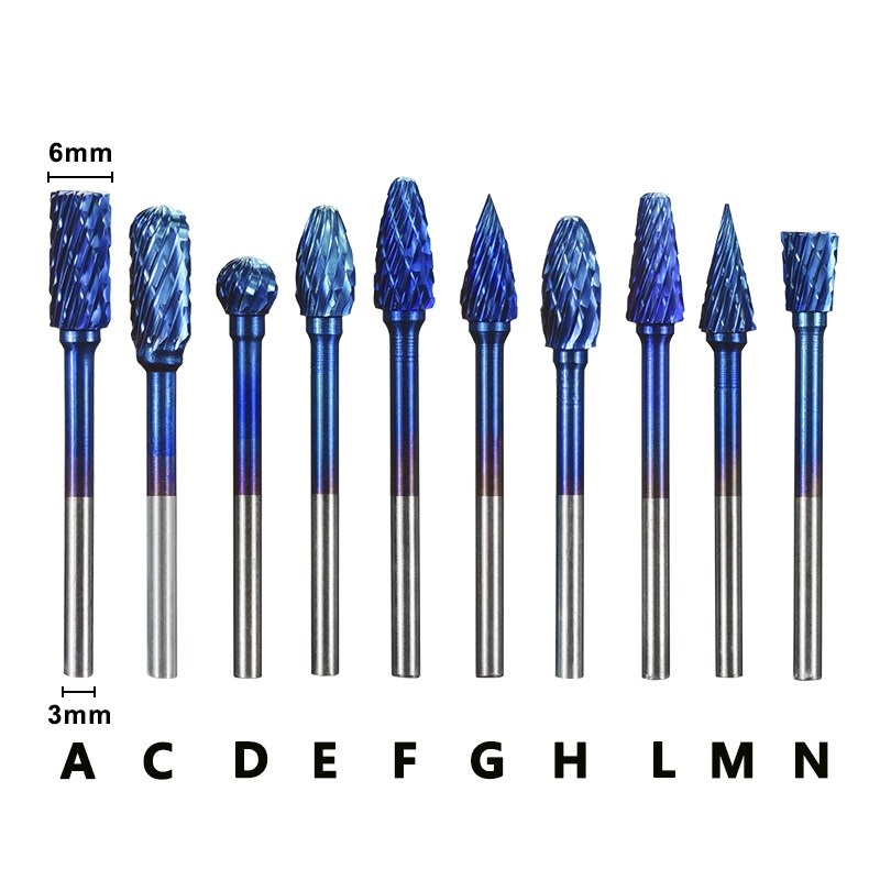XCAN 1Box 3mm Shank Tungsten C - Woodworking Files And Rasps ulasan dan harga