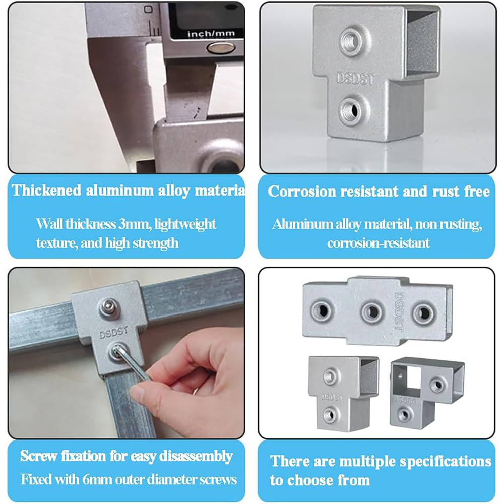 20/25/30mm Square Tube Connect - Woodworking Youtube ulasan dan harga