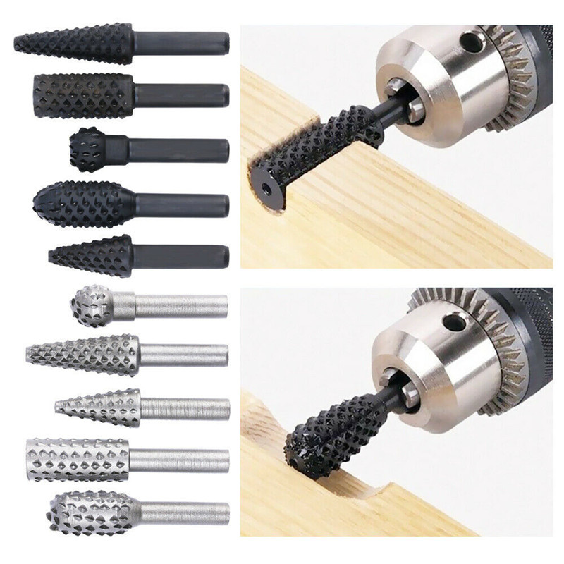 5PCS/10PCS 6mm Shank Rotary Bu - Woodworking Files And Rasps ulasan dan harga