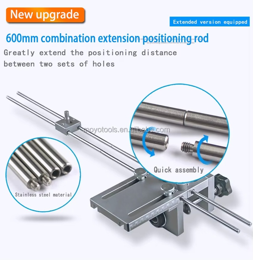 Upgrade Dowelling Jig for Furn - Woodworking Drill ulasan dan harga