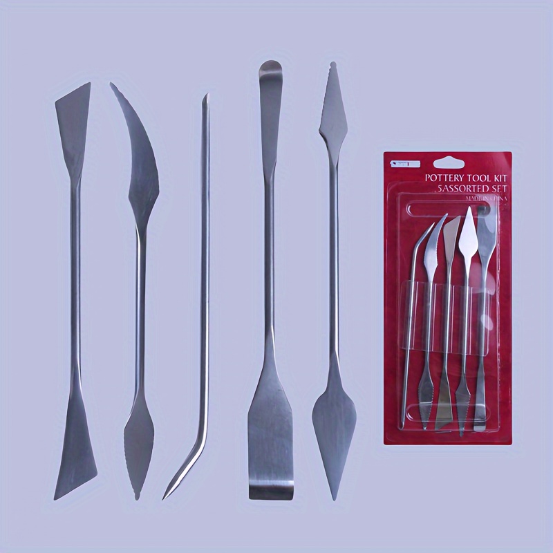 5-Piece Set of Stainless Steel - Card Scraper Steel ulasan dan harga