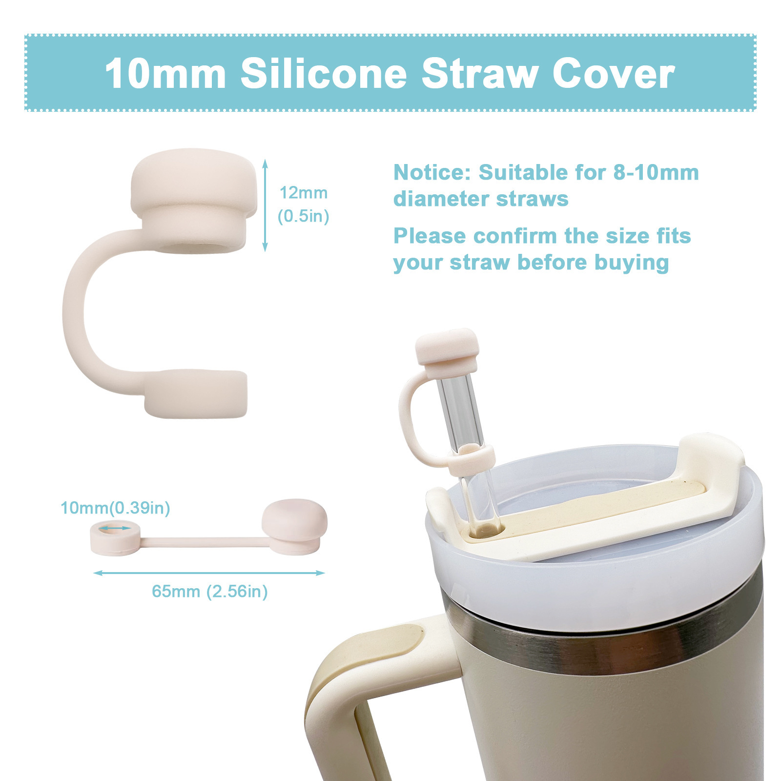 2026 Straw Covers Cap Reusable - Hand Plane Stanley ulasan dan harga
