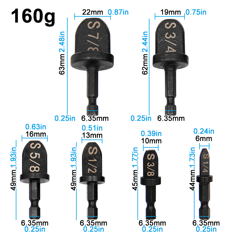6pc Copper Tube Hole Expander  - Woodworking Youtube ulasan dan harga