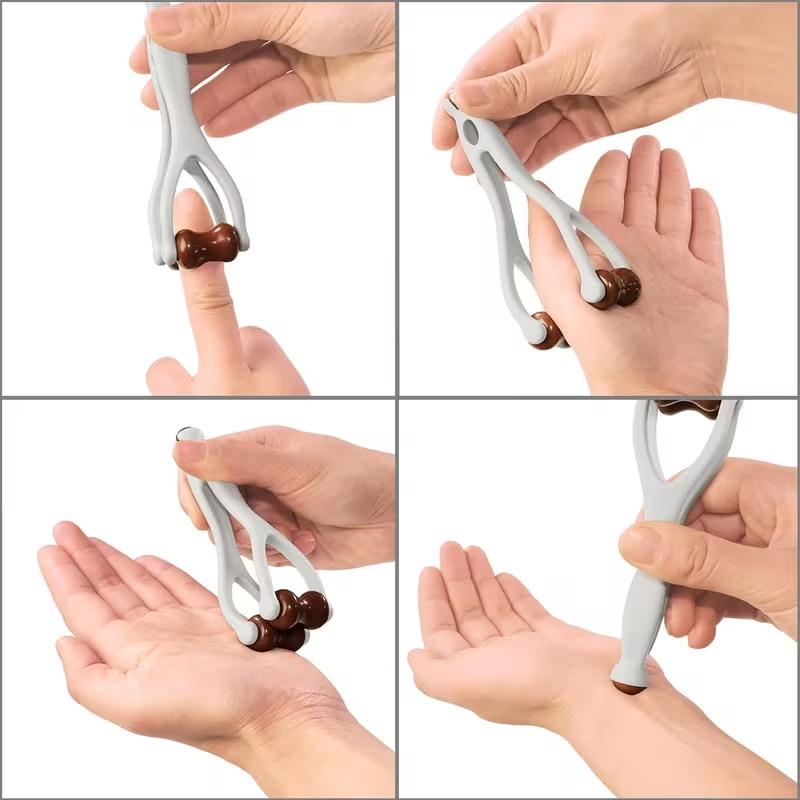 *1PC Hand Massager Roller Wood - Woodworking Therapy ulasan dan harga