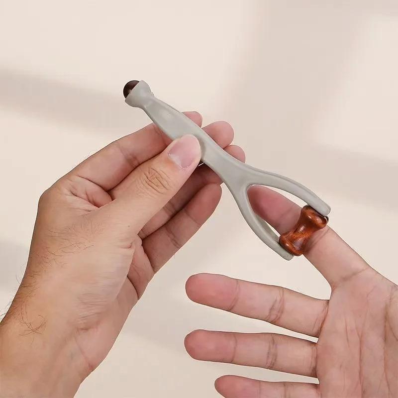 *1PC Hand Massager Roller Wood - Woodworking Therapy ulasan dan harga