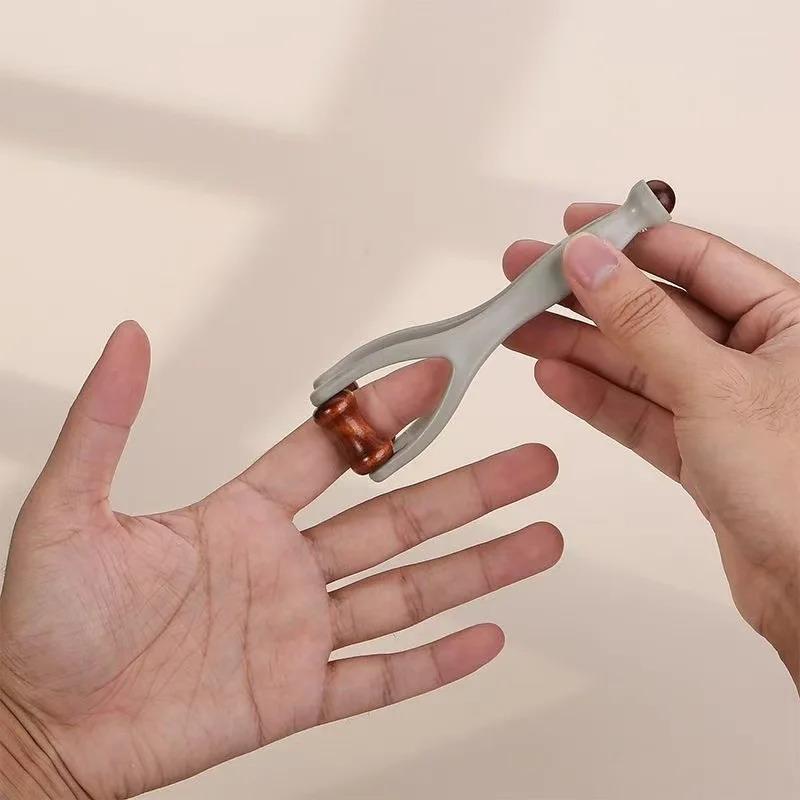 *1PC Hand Massager Roller Wood - Woodworking Therapy ulasan dan harga