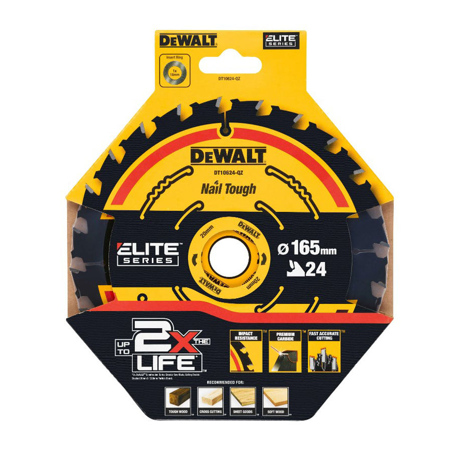 DEWALT DT10624-QZ 1/3pcs 24T C - Woodworking Power Tools ulasan dan harga
