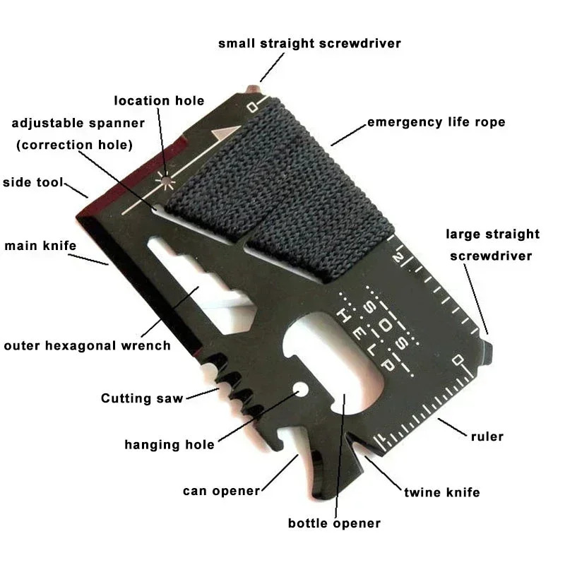 Multifunctional Stainless Stee - Card Scraper Steel ulasan dan harga