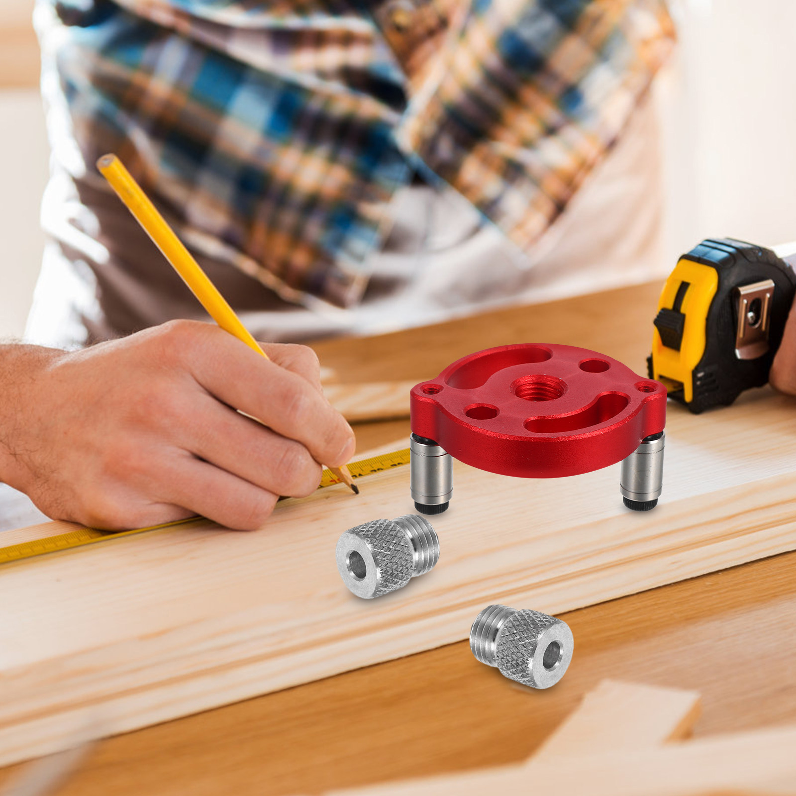 1Set Woodworking Drill Locator - Woodworking Drill ulasan dan harga