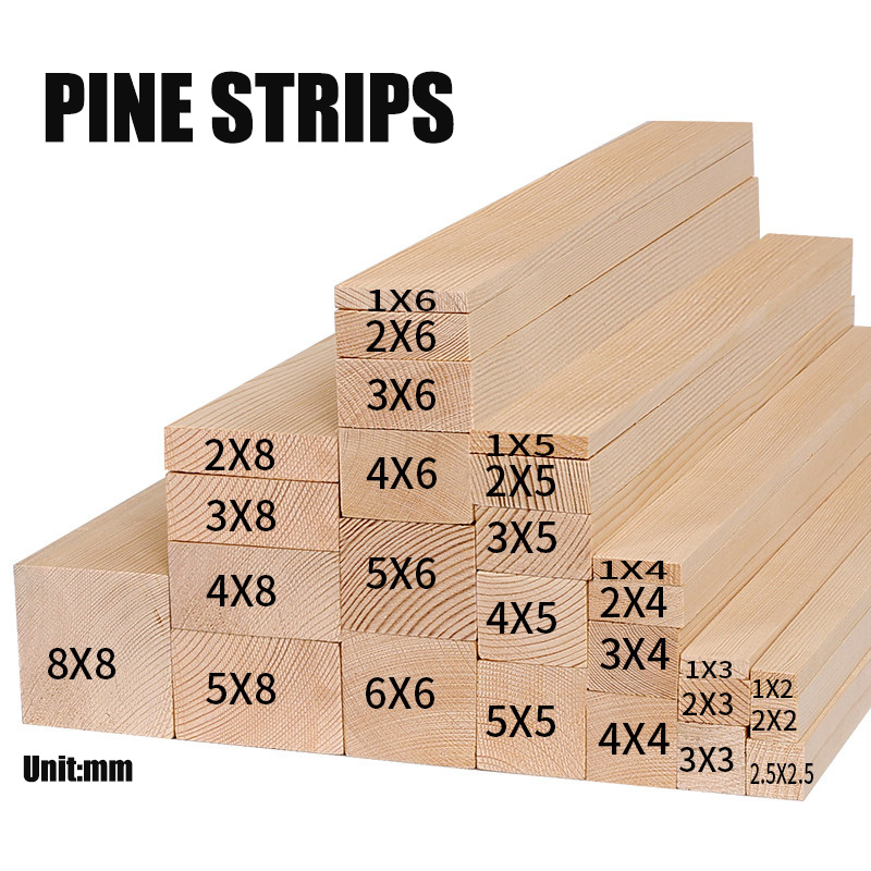 Length 10-100cm Solid Pine Woo - Lumber Woodworking ulasan dan harga