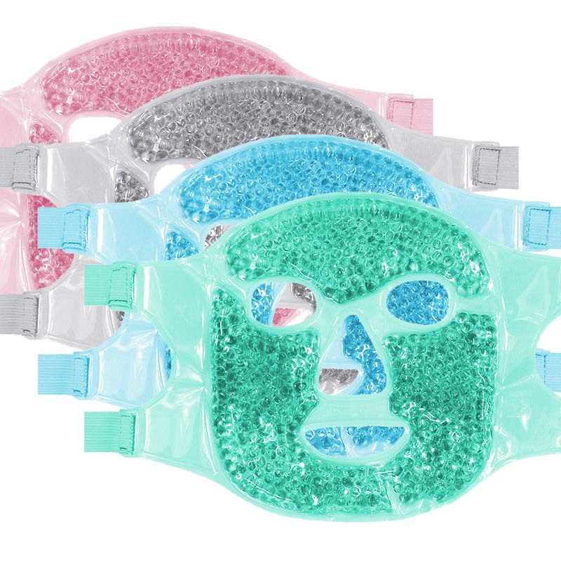 Reusable Gel Bead Ice Mask PVC - Woodworking Therapy ulasan dan harga
