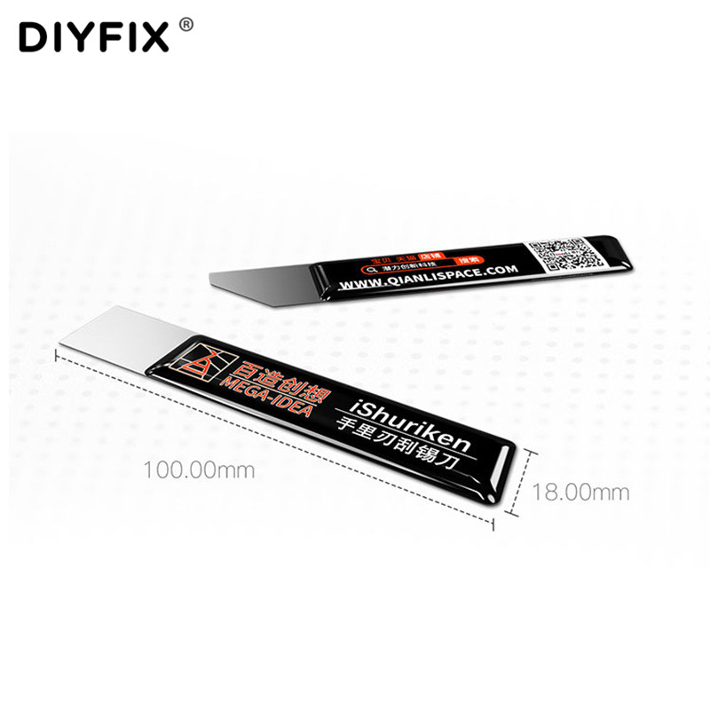 MEGA-IDEA T0.2MM Scraping Tin  - Card Scraper Steel ulasan dan harga